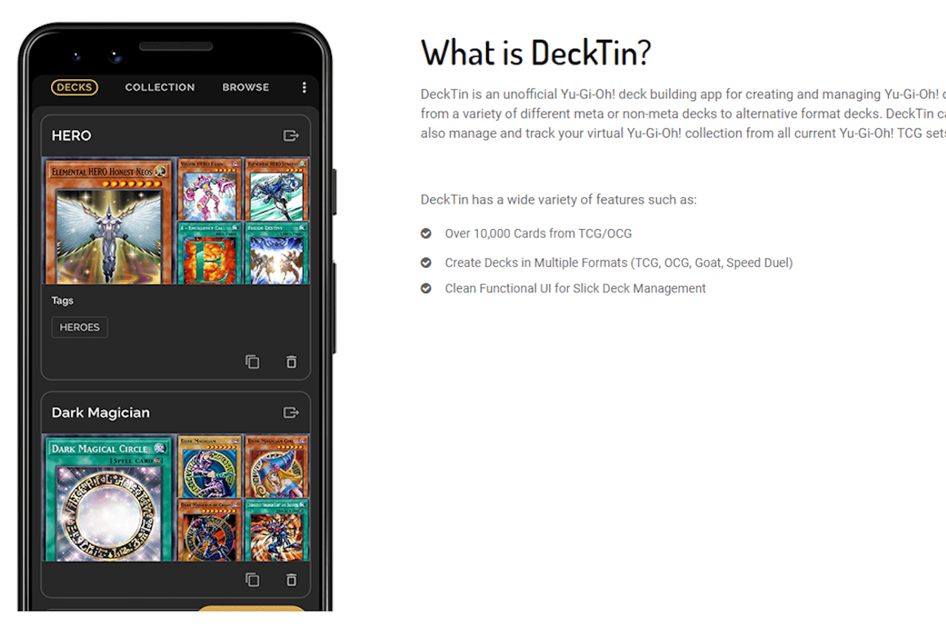 DeckTin App